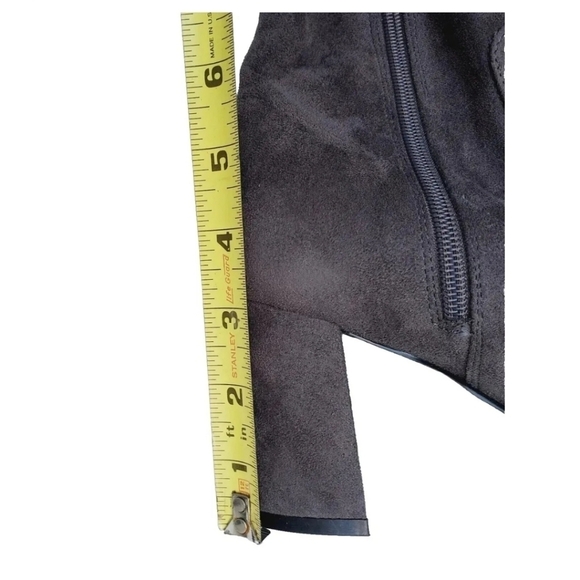 Marc Fisher Over The Knee grey suade boots - Picture 2 of 7